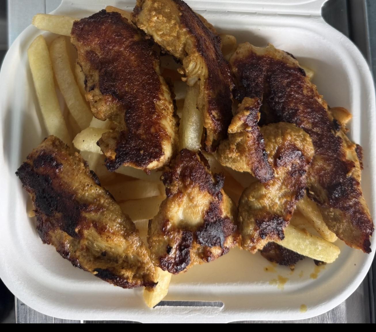 Chicken Shish & Chips