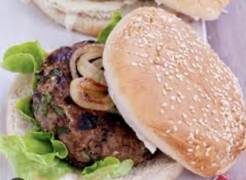 (6oz)Grill station Gourmet Beef Burger